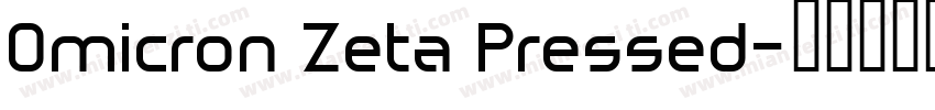 Omicron Zeta Pressed字体转换
